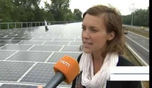 Le premier train à l'énergie solaire roule en Belgique