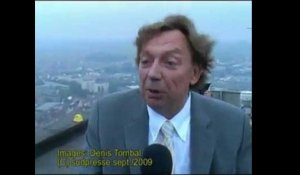 Michel Daerden "escalade" la Tour du Midi