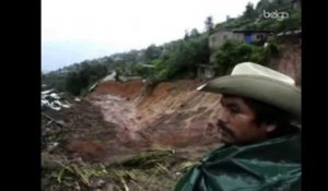 Glissement de terrain au Mexique: bilan moins lourd que prévu