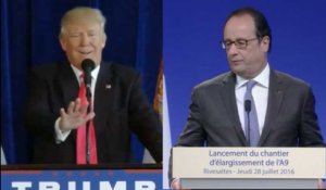 Hollande vs Trump: "La France sera toujours la France!"