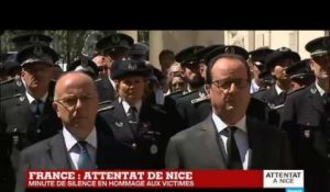 Attentat de Nice - Minute de silence dans toute la France et Marseillaise en hommage aux victimes