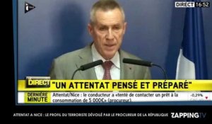 Attentat à Nice : Le profil du terroriste dévoilé par le procureur de la République (Vidéo)