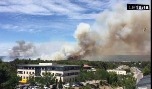 Le 18:18 : un incendie ravage 150 hectares dans le Pays d'Aix