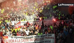 Marseille : des milliers de manifestants battent le pavé