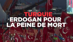 Turquie : Erdogan se dit favorable au retour de la peine de mort