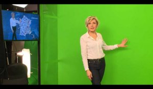 Reportage : dans les coulisses de la météo de TF1 avec Evelyne Dhéliat