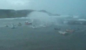 La tempête Ruzica vue depuis des webcams du littoral français