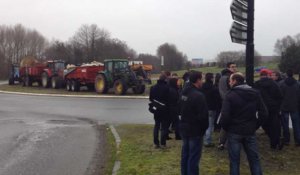 Mobilisation agricole à Kernilien