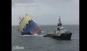 Les images du remorquage du cargo "Modern Express"