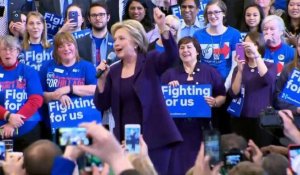 Hillary Clinton à nouveau en campagne dans le New Hampshire