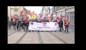 manif fonctionnaires le mans