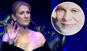 Céline Dion retient ses larmes en rendant hommage à son mari défunt