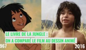 Le Livre de la jungle : on a comparé le film au dessin animé