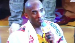 Les adieux émouvants de Kobe Bryant à la NBA