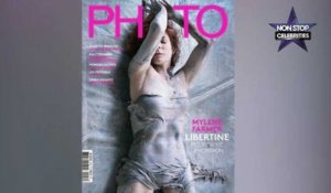 Mylène Farmer sensuelle pour la couverture du magazine Photo !