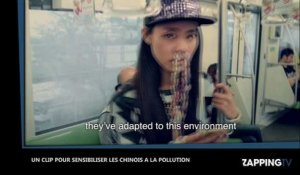Les Chinois bientôt avec des poils de nez très longs ? Le clip choc contre la pollution (Vidéo)