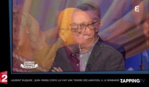 Laurent Ruquier : Jean-Pierre Coffe lui fait une tendre déclaration, il le rembarre sèchement ! (Vidéo)