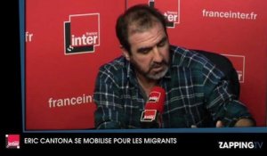 Eric Cantona s'engage à nourrir et loger des migrants pendant 2 ans !