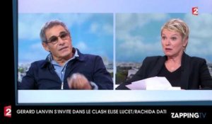 Gérard Lanvin prend la défense d'Elise Lucet contre Rachida Dati en plein JT