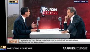 Manuel Valls avoue que "la Gauche est trop divisée"
