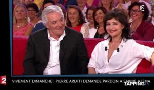Vivement Dimanche : Pierre Arditi demande pardon à Sabine Azéma
