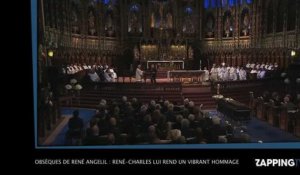 Obsèques de René Angelil : René-Charles lui rend un vibrant hommage (Vidéo)