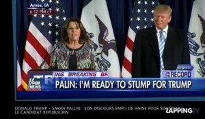 Sarah Palin : Son discours de soutien à Donald Trump empli d'islamophobie (vidéo)