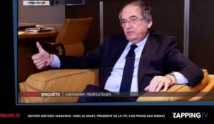 Sextape de Mathieu Valbuena : Noël Le Graët tacle les médias et défend Benzema (vidéo)