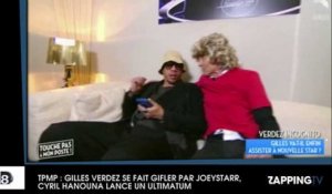 TPMP : JoeyStarr gifle violemment Gilles Verdez, Cyril Hanouna refuse de rendre l'antenne (Vidéo)