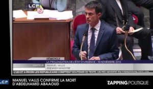 Attentats de Paris : Manuel Valls annonce la mort d'Abdelhamid Abaaoud à l'Assemblée (vidéo)