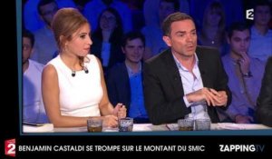 ONPC : Benjamin Castaldi se trompe sur le montant du SMIC et devient la risée du web