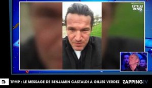TPMP : Gilles Verdez troublé par un message de Benjamin Castaldi en plein direct