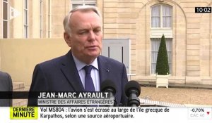 Jean-Marc Ayrault confirme que 15 Français étaient à bord de l'avion EgyptAir