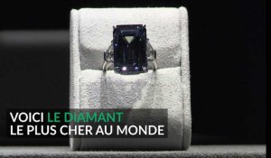 Voici le diamant le plus cher au monde (qui est bleu)