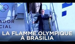 La flamme olympique débarque au Brésil