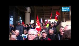 Le Maine Libre - Rassemblement de soutien aux salariés de Goodyear