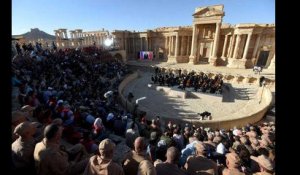 Le concert d'un orchestre symphonique russe à Palmyre, en 42 secondes