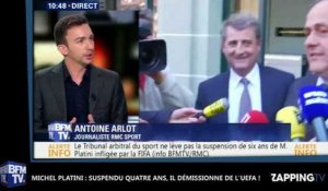Michel Platini : Suspendu quatre ans, il démissionne de l'UEFA !