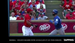 Baseball : Violente bagarre entre les  Blue Jays et les Texas Rangers, la vidéo choc !