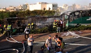 L'explosion dans un bus à Jérusalem est due à une bombe