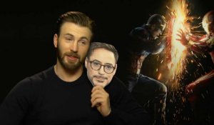 Captain America Civil War : Chris Evans "Robert Downey Jr et moi sommes d'excellents amis dans la vie" (INTERVIEW VIDÉO)