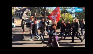 Les lycéens de Bellevue rejoignent la manifestation contre la la loi travail