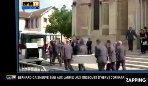 Attentat en Isère : Bernard Cazeneuve en larmes aux obsèques d'Hervé Cornara