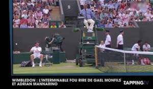 Wimbledon : L'incroyable fou rire de Gaël Monfils et Adrian Mannarino