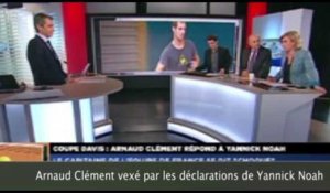 Arnaud Clément - Yannick Noah, polémique après la Coupe Davis
