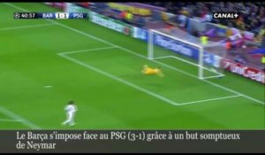Le Barça domine le PSG (3-1) grâce à un but somptueux de Neymar