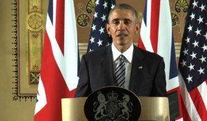En visite à Londres, Obama rend hommage à Prince