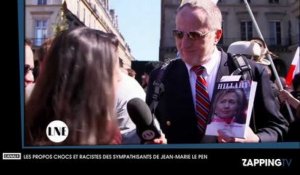 Jean-Marie Le Pen : Les propos racistes de ses sympathisants lors de son discours du 1er mai (Vidéo)