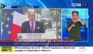 Bernard Cazeneuve présente son plan antiterroriste