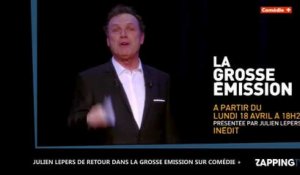 Julien Lepers déchaîné dans la bande-annonce de la Grosse Emission (Vidéo)